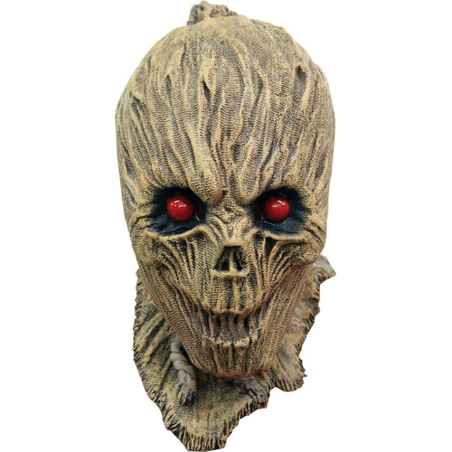 Shrunken Scarecrow Latex Mask For Halloween