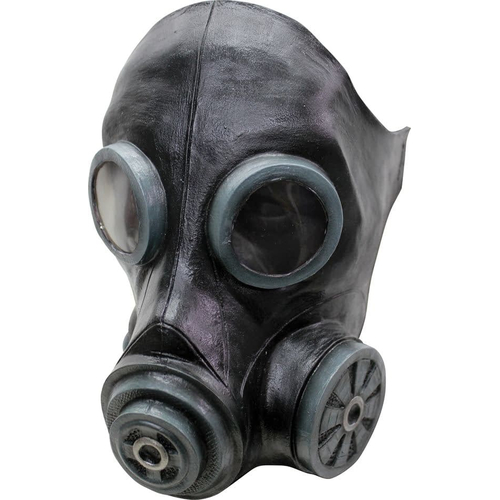 Smoke Black Latex Mask For Halloween