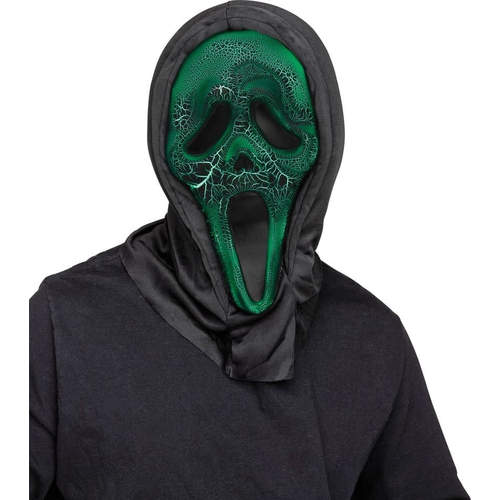 Smoldering Ghost Face Mask For Adults