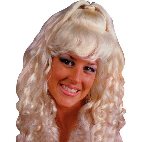 Spicy Glamour Blonde Wig For Adults - 17720