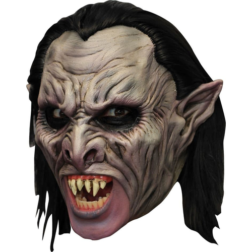 Vamp Dlx Chinless Latex Mask For Halloween
