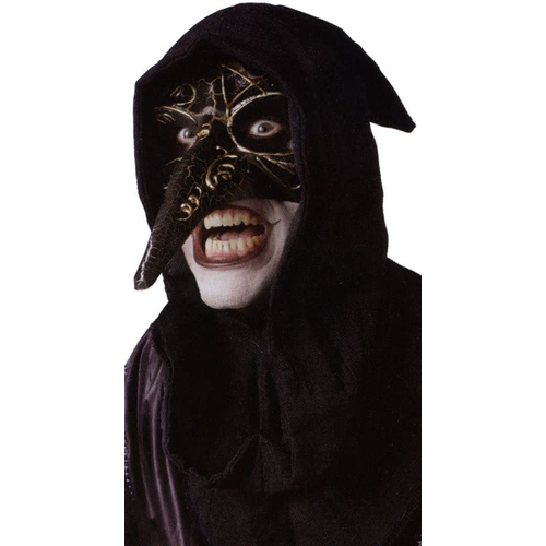 Venetian Raven Black Mask For Halloween