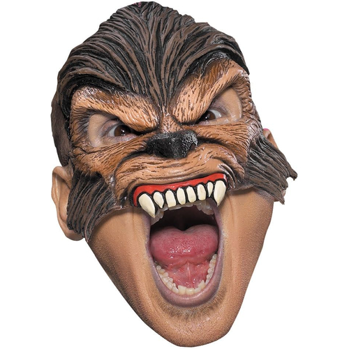 Wolfman Chinless Adult Mask For Halloween