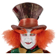 Disney Madhatter Hat W/Hair For Adults