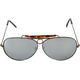 Glasses Aviator Gunmetal Mirro - 15334
