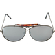 Glasses Aviator Gunmetal Mirro - 15304