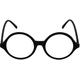 Glasses Professor Blk Clr - 15346