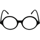 Glasses Professor Blk Clr - 15316