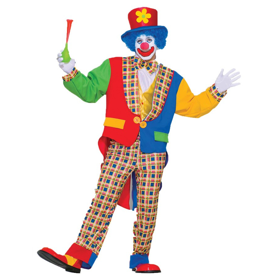 Classic Clown Adult Costume | SCostumes