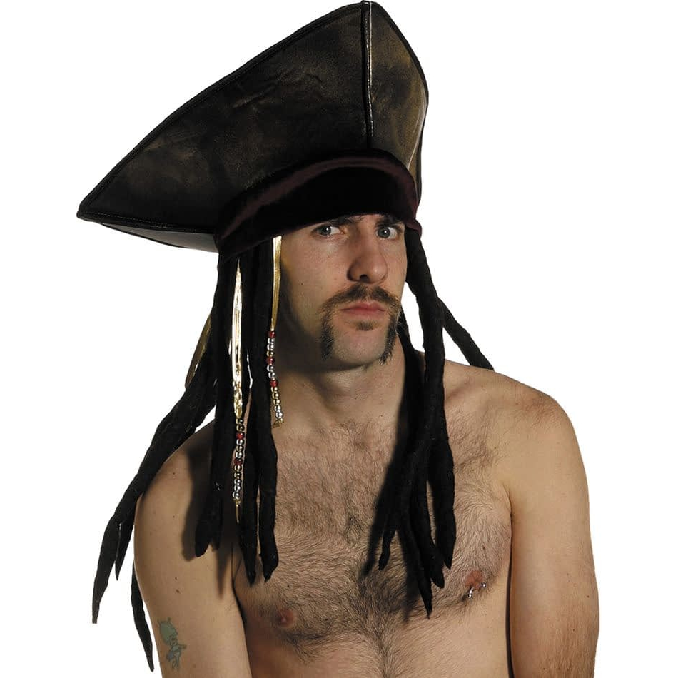 Pirate Hat With Dreads For All | SCostumes