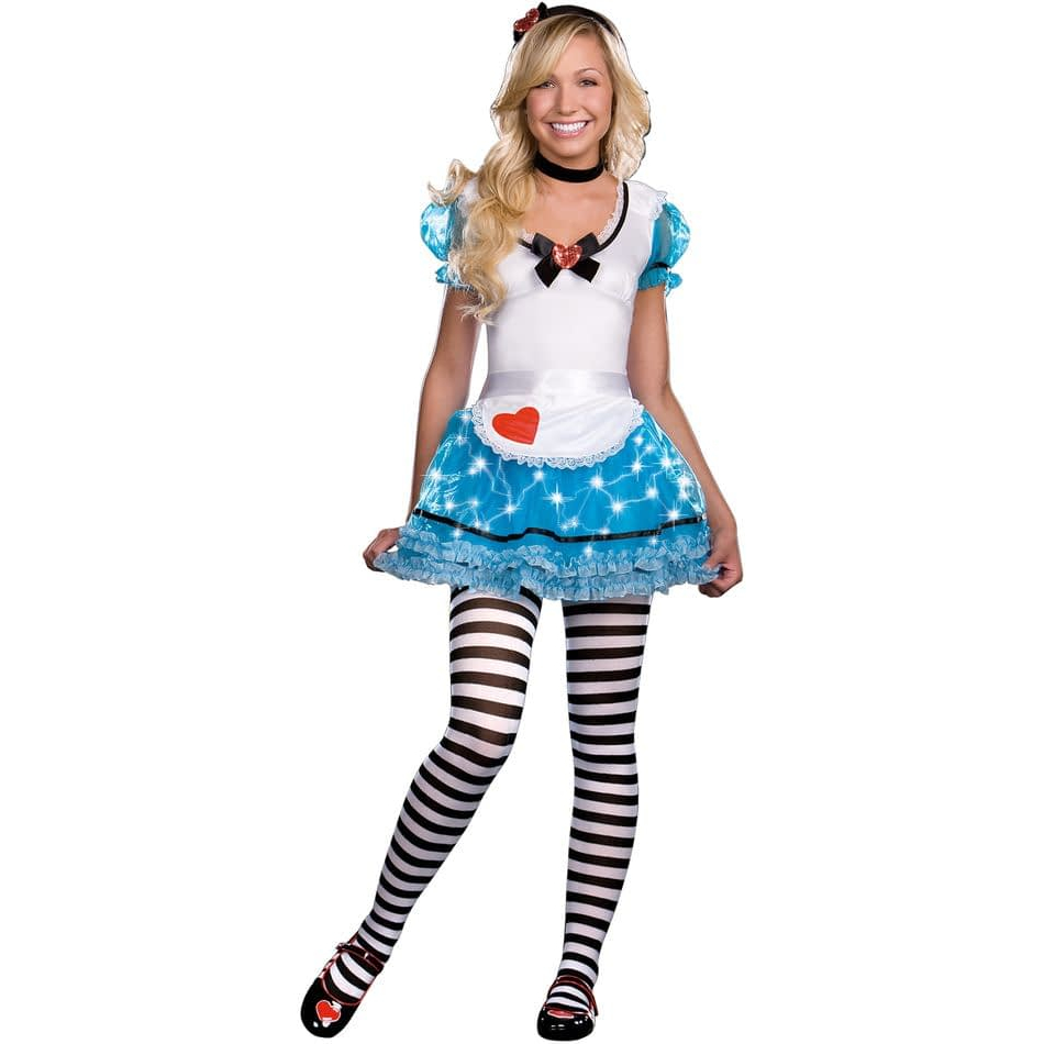 Lighting Alice In Wonderland Adult Costume | SCostumes