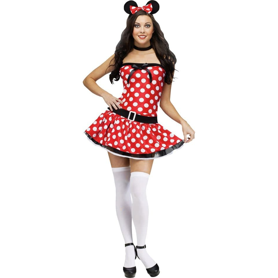 Miss Minni Mouse Adult Costume Scostumes